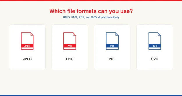 custom-playing-card-file-formats-featured-image Graphic showing the four accepted file formats for custom playing cards: JPEG, PNG, PDF, and SVG.