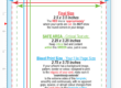 Card design template showing bleed, cut, and safe area guidelines for custom playing cards